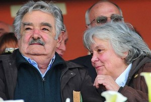Pepe Mujica , Presidente de Uruguay y su esposa Lucia